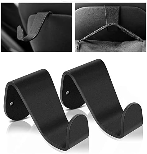 Anlinkshine 2 пакет седиште за грб куки алуминиум легура за Tesla Model 3 / y Model X / S додатоци Седиште за седиштето држач за држач