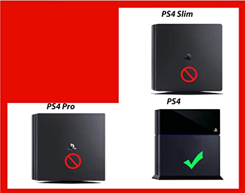Zoomhitskins PS4 Кожата, Компатибилен За Playstation 4, Игри 3D Борба Борба Жолта Портокалова Црна, 1 PS4 Конзола Кожата 2 PS4 Контролор