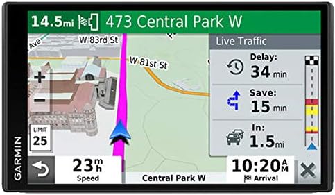 Garmin DriveSmart 65 &засилувач; Сообраќај 6.95 Прикажи GPS Навигатор со 7 Ева Случај Пакет