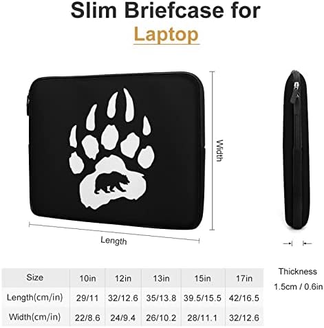 Bear Paw Laptop Cover Cover Trable Computer Tagn Tagh Case за домашна канцеларија 10инч