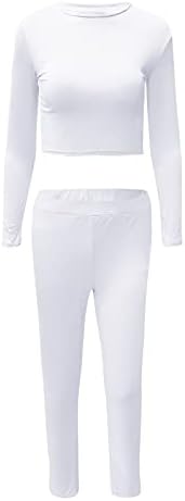 Костума за ситни панталони за жени жени со високи половини за тренингот непречен спортски пуловер врвен временски костум за потење