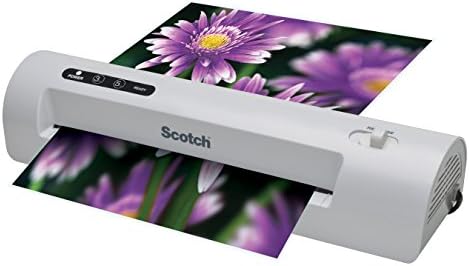Scotch TL901SC Термички ламинатор Комбо пакет, вклучува 20 ламинирачки торбички 8,9 инчи x 11,4 инчи