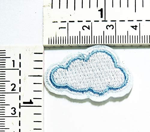 Поставете 3 компјутери навистина мали облаци од дожд што лебдат цртан филм деца железо шиење на везена лепенка за везење идеално за украсување
