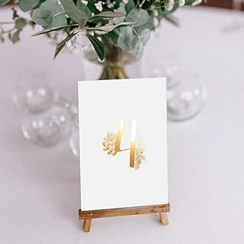 Број на табели со слатки и портокалови злато за свадба 1 до 40 елегантни картички со броеви за свадби, бар мицва, украси на Quinceanera, ресторан