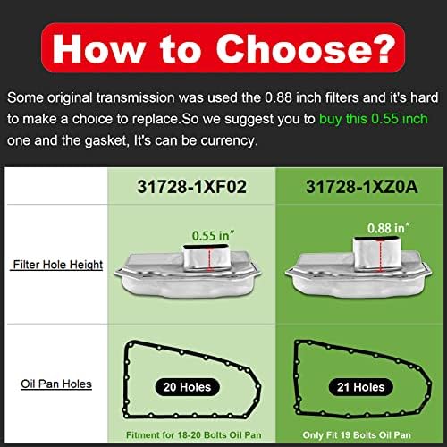 CVT Пренос Течност Филтер со Заптивка 31728-1XF02 5191890AA 31728-1XF03 Компатибилен Со Калибар, 2007-2017 Џип Компас Патриот, 2008-2015