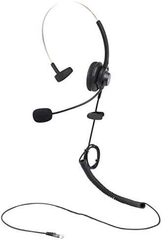Слушалки за слушалки без раце + микрофон компатибилен само за Avaya 9608 9608G 9620L A1608-I J139 J169 J179 IP Viop Home Office Worket