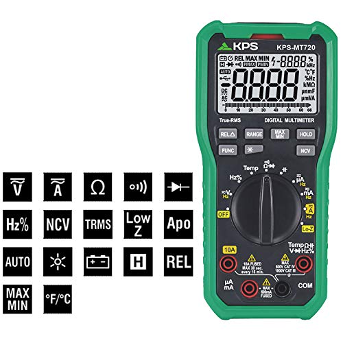 KPS-MT720 дигитален мултиметар TRMS ниска професија