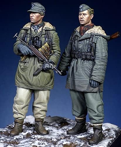 Goodmoel 1/35 WWII Kharkov Германски пешадиски смола фигури / Неисправен и необоен војник Минијатурен комплет / HC-5141