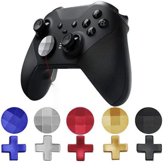 Комплети за метални Д-рамнини Компчиња за копче за вкрстена насока за поправка на контролорот Xbox One Elite E Controller