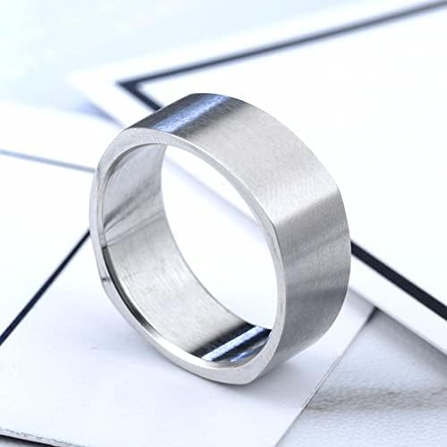 Колезо 8мм прстен свадба ангажман квадратни прстени жени мажи персонализиран прстен прилагодени прстен прстен-74027
