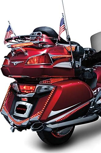 Додаток на мотоцикл Kururyakyn 3230: Приклучок и репродукција на задниот додаток за 2012-17 година Хонда злато крило GL1800 мотоцикли,