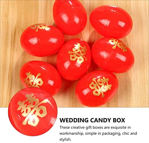 Party Kindom 20 парчиња кинески стил кутии во форма на бонбони во форма на бонбони Декоративни кутии за подароци за кутии за дома/wallидови/простории