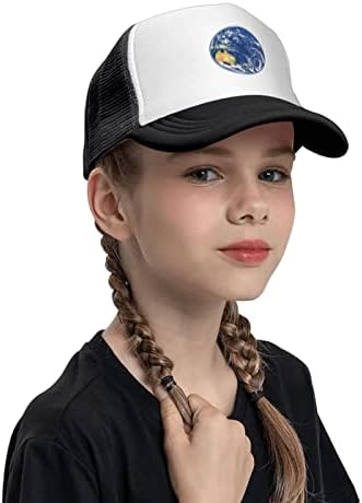 Пејто Детска бејзбол капа за момчиња или девојчиња на возраст од 4-10 години, прилагодлива мрежа за дишење капачиња за камиони, капачиња