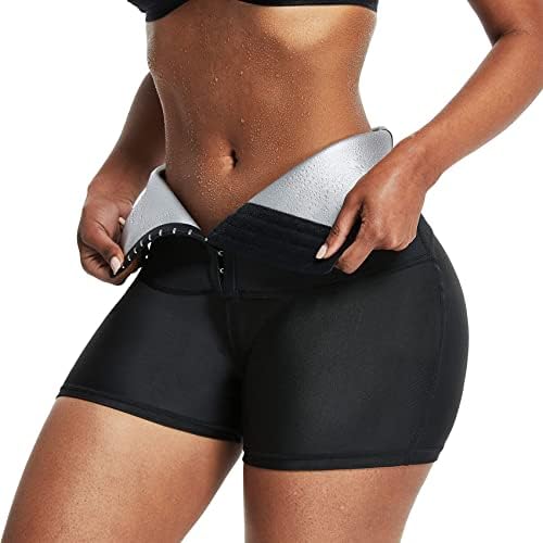 JGS1996 Heigh Wauna Heauna хеланки за жени со џебови тренингот потни панталони тренер за половината за контрола на стомакот, топла термо -форма