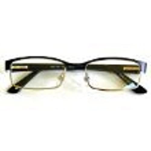 Фостер Грант +3.00 Црна И Сребрена Метална Рамка Очила За Читање Со Пролетни Шарки