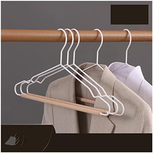 Фан Ye 5 парчиња едноставни закачалки за железо палто со анти -лизгачки дизајн за закачалка панталони за сушење решетката гардероба панталони