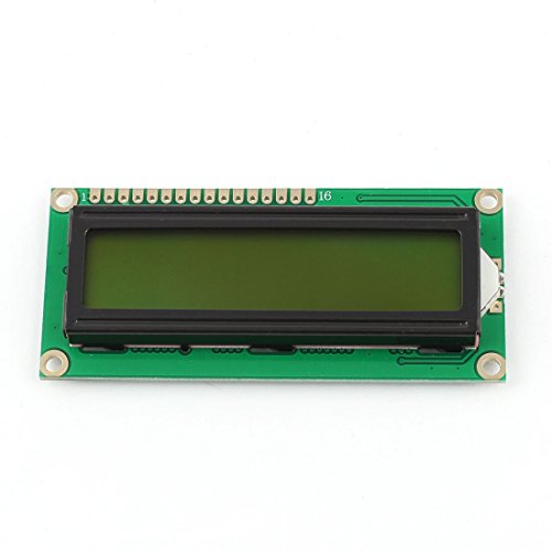 Uxcell LCD модул HD44780 Контролер жолто задно осветлување 1602 16 x 2 знак