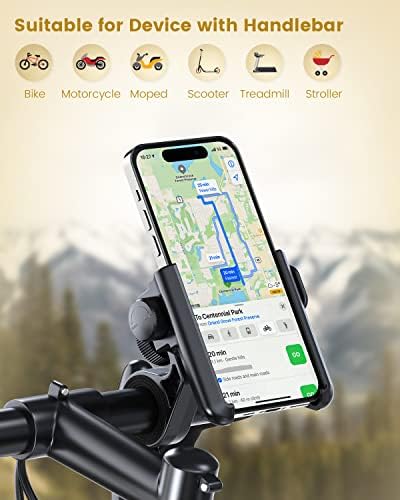 Виктокс Велосипед Телефон Монтирање, камера &засилувач; Копче Пријателски, 360° Ротација И Анти-Вибрации Рачката Телефонски Држач