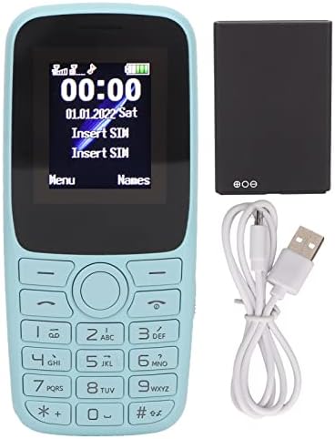 Сениорски мобилен телефон inилорго, двојно SIM Dual Diual Stardby отклучен мобилен телефон 2.4 инчен екран Големи копчиња за патување