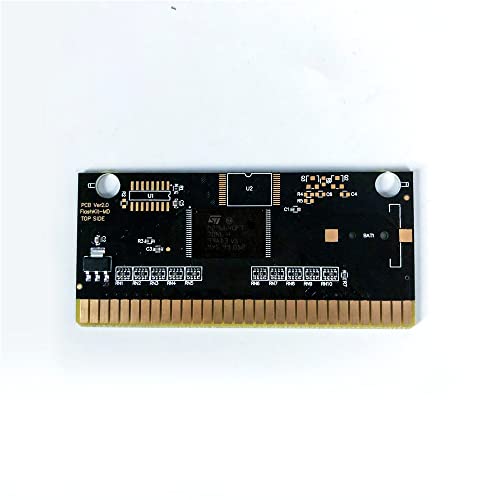 Адити Монопол - САД етикета FlashKit MD Electroless Gold PCB картичка за Sega Genesis Megadrive Video Game Console