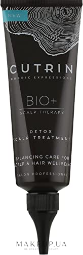 Третман на скалп за коса на Cutrin Bio+ Detox 75 ml содржи активни и хранливи состојки базирани на растенија, екстракт од семе од целер и пироктон оламин за нега на скалпот