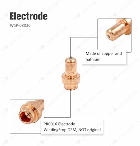 WS QTY-23 Реф 14344 Електрода &засилувач; 12814 млазницата &засилувач;14557 штит капа одговара иствуд Верса Намалување 40 Плазма Сечење Факел