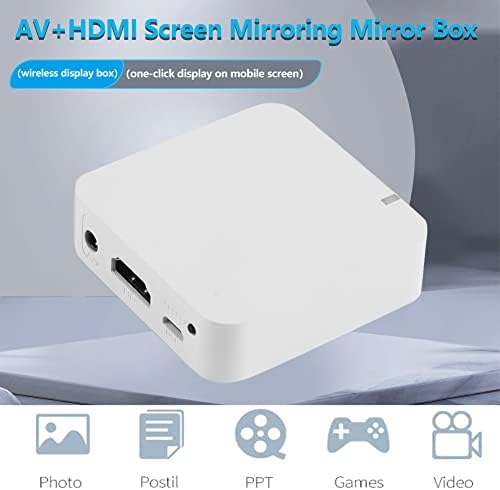 AV+HDMI екран Огледало, паметен безжичен дисплеј кутија автомобил, автомобил WiFi Display Broty Miracast AirPlay, адаптер за безжичен дисплеј,