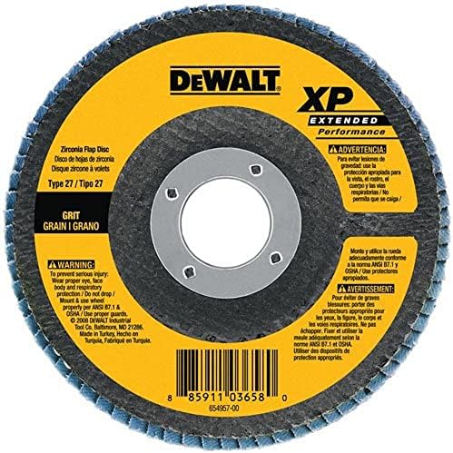 Dewalt DW8272 7-инчен од 5/8-инчи-11 80G XP Flap Disc