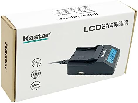 Брз полнач на Kastar и замена на батеријата за Panasonic Lumix DMC-FZ200 FZ1000 G5 G6 GH2 камера, Panasonic DMW-BLC12 DMW-BLC12E