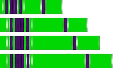 Бела Вода Стрелаштво Флуоресцентна Неонска Зелена Со Виолетова Гребен Традиционални Обвивки Со Стрелки Со 1 Боја 15 парчиња Изберете Должина