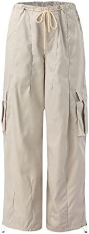 Keusn панталони за жени y2k товарни панталони преголеми широки панталони панталони y2k ниска половината широко нозе со буги панталони улична облека