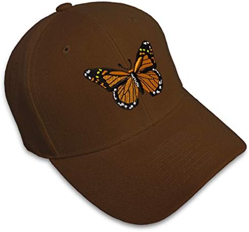 Бејзбол капа монарх пеперутка вез за вез животни инсекти капи за мажи и жени