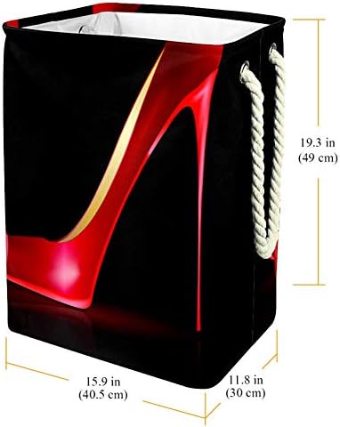 Нехомер Голема црвена Чевли И Кармин 300д Оксфорд Пвц Водоотпорна Облека Ја Попречуваат Големата Корпа За Перење За Ќебиња Играчки