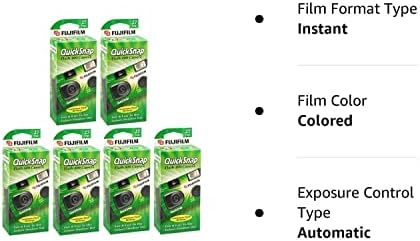 Fujifilm Quicksnap Блиц 400 Камера За Еднократна Употреба Со Блиц, Пакет од 6