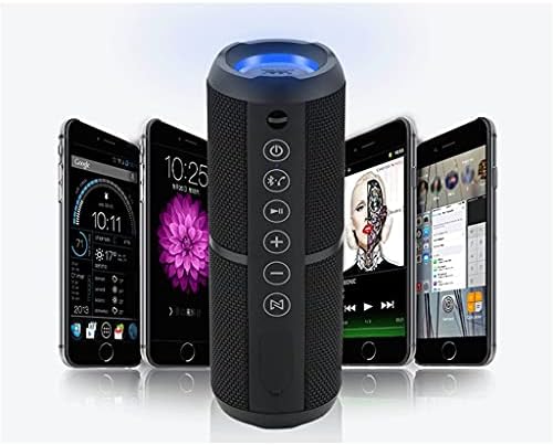 Jhwsx безжичен Bluetooth звучник субвуфер со висок квалитет на звук мал преносен 3D опкружувачки звук на отворено дома