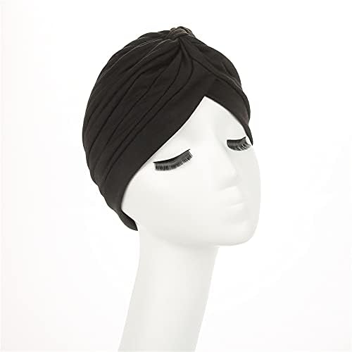 убавина yfjh женски памучен турбан глава за завиткување на карцином хемо -белиња капа капа капа капа за губење на косата за губење на косата