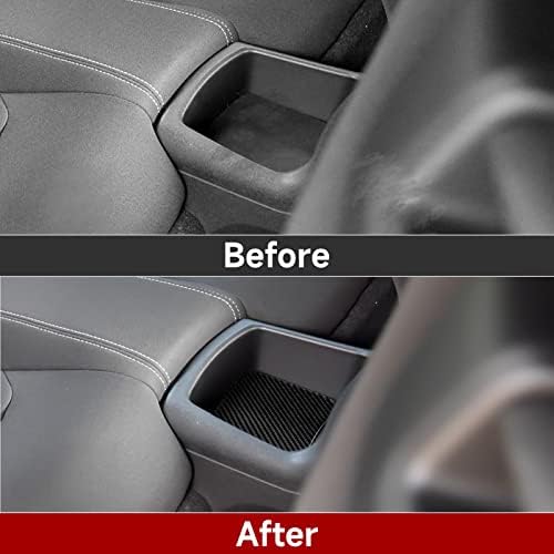 Кутија за складирање на задните седишта за задно седиште налепница Декларална јаглеродна влакна Внатрешна облога за внатрешни работи за Chevrolet Camaro ZL1 2017 2017 2018 2019 2020 2