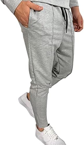 Менс атлетски панталони, машка карго џогер џемпери тренингот на отворено џогери панталони удобни спортски панталони