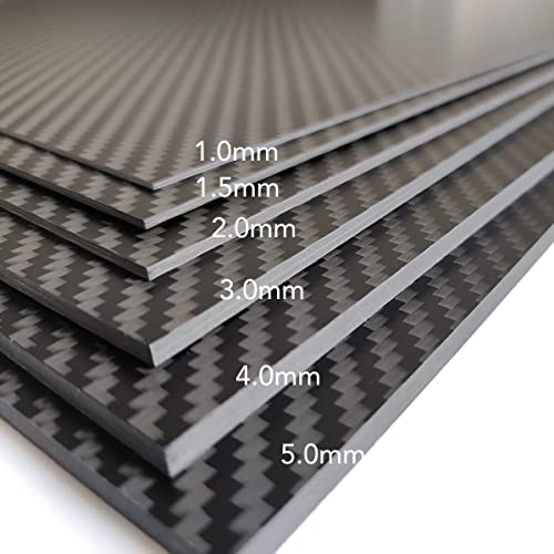 cncarbonfiber 2mm 300x400mm јаглеродни листови за ламинатни плочи табла 3K twill matte финиш