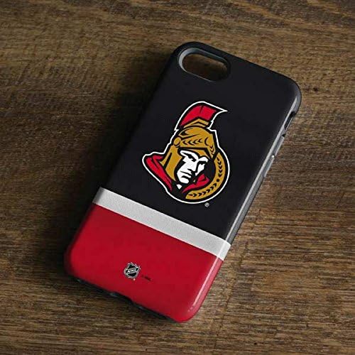 Компанија за телефон Skinit Pro Компатибилен со iPhone 7 - Официјално лиценциран NHL Ottawa Senators Jersey Design Black