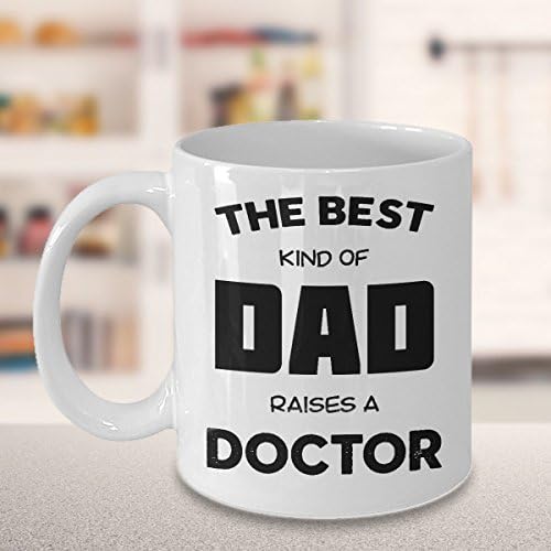 Доктор Тато Подароци-Најдобар Вид На Татко Покренува Лекар Бело Кафе Кригла, Чај Чаша