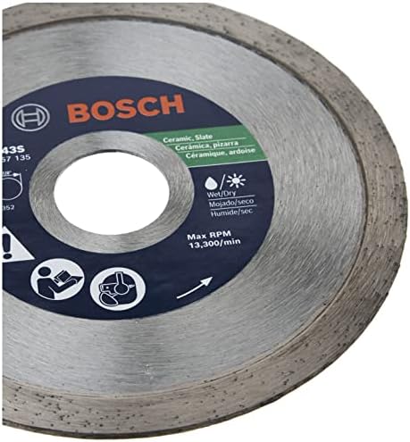 Bosch DB4543S континуиран раб од дијамант, сребро, 4-1/2-инчи