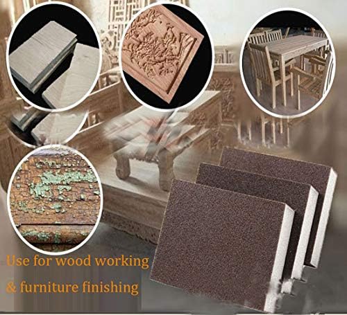 6pcs Блокови за пескарење за мебел од дрво завршување