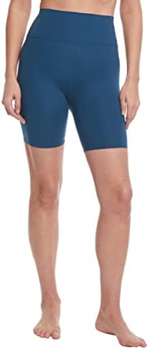Sage Active Wear Wementsенски висок пораст Беспрекорен стомак контрола на влага за влага, атлетски велосипедист, краток велосипедист