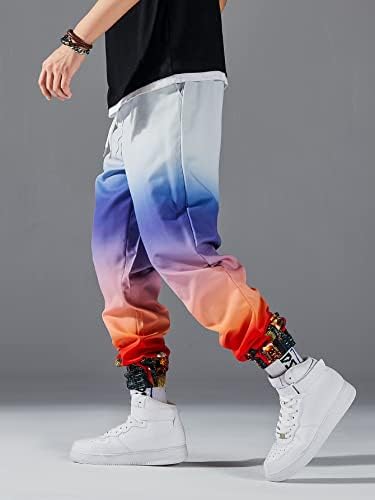 Ојоангл Машки карго панталони за печатење во боја