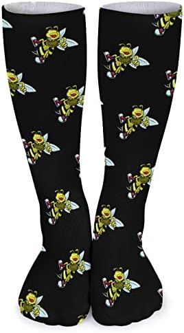 Лути пчели чорапи чорапи чорапи дише атлетски чорапи чорапи на отворено за унисекс