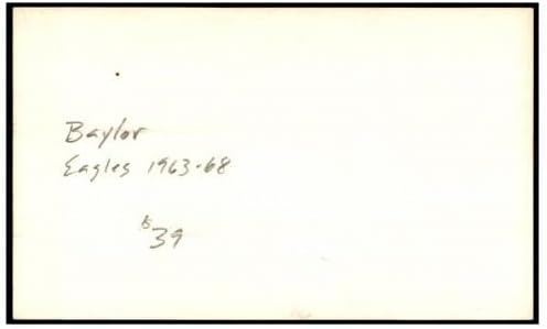 Рон Гудвин Потпишан Индекс Картичка 3х5 Автограм 1963-68 Орли 87327-Мак Намалување Потписи