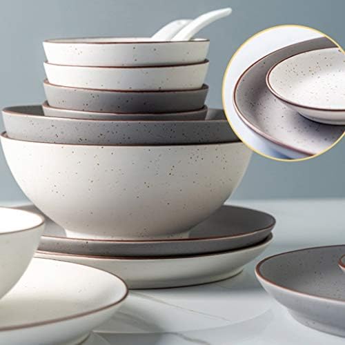 Комбинација на комбинации и плочи за домаќинства Lkyboa, едноставна и модерна комбинација на прибор за керамички садови