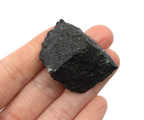 Суров базалт, игнорирачки примерок од карпи - приближно. 1 - Избран геолог и рачно обработено - одлично за научни училници - лаборатории на