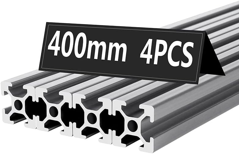 4 ПАРЧИЊА 400мм Т-Тип 2020 Профил На Алуминиумско Истиснување Европски Стандарден Анодизиран Линеарен Водич ЗА Делови ОД 3д Печатач -
